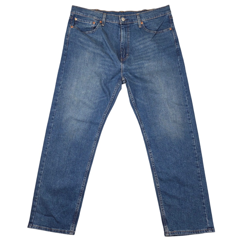 Levi Strauss 505 Regular Fit Mens Jeans W38 L30 Blue Denim Classic